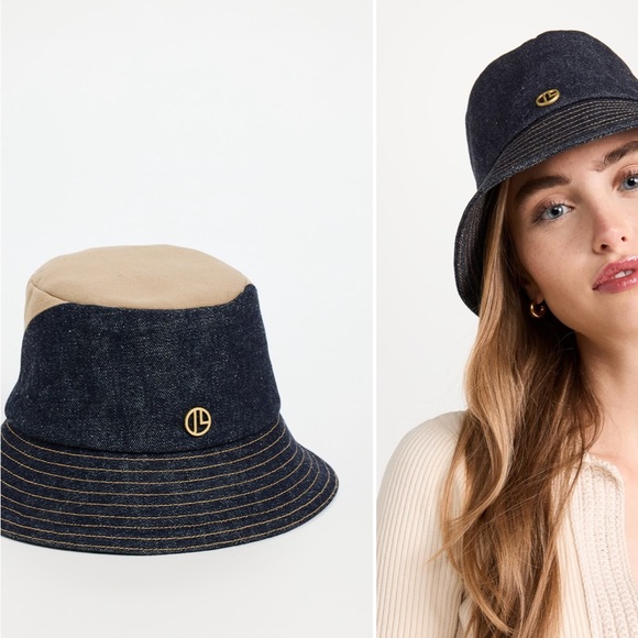 NWT Janessa Leone Everette Two Tone Bucket Hat - Picture 1 of 6
